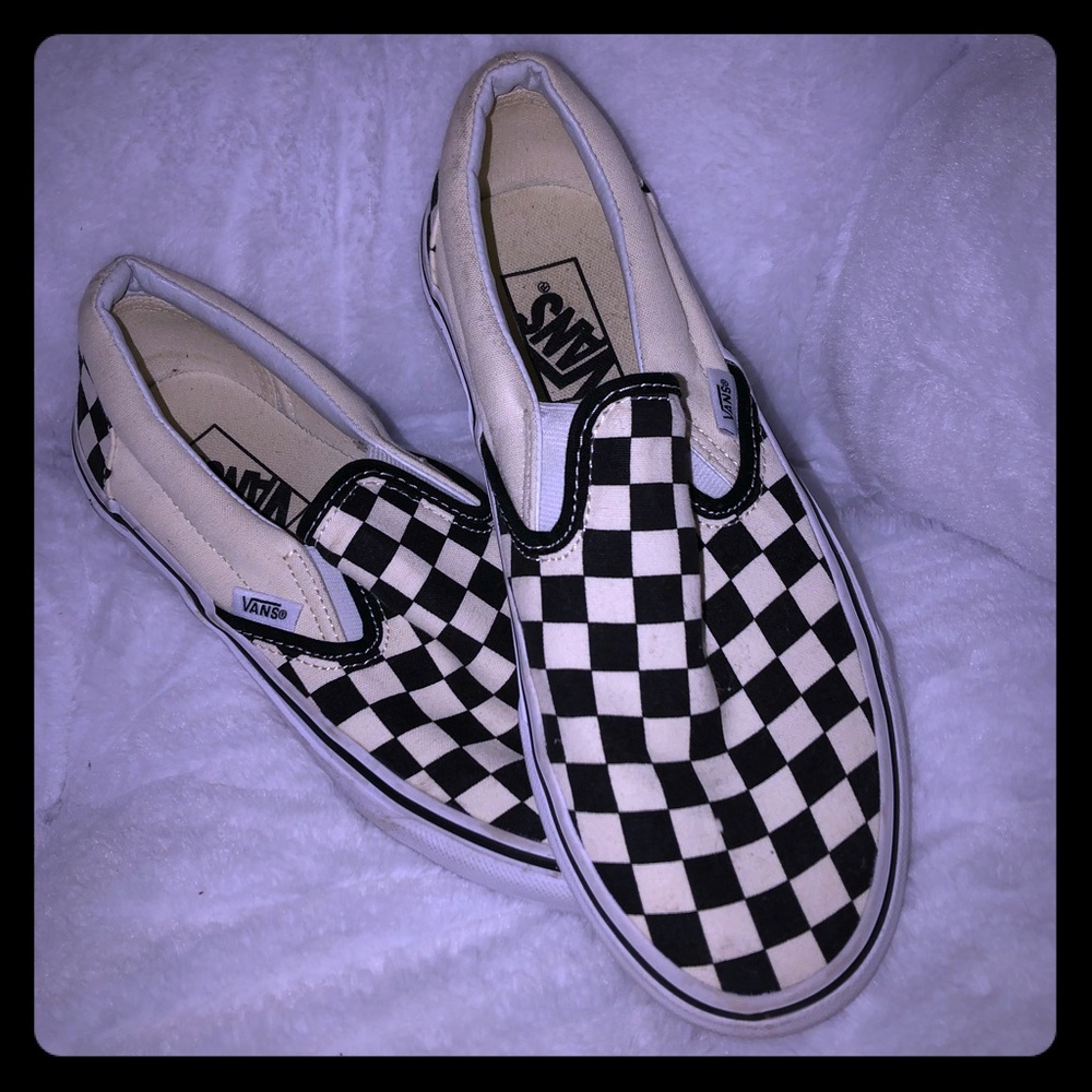 Checkered Vans